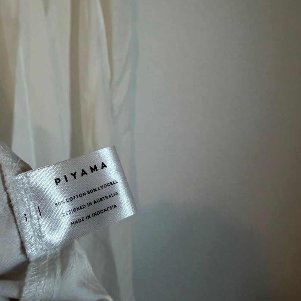Piyama Off-White Elsie Sleeveless Sleepwear Pajama Tank Top Women's Size Small - Picture 7 of 7
